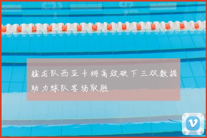 猛龙队西亚卡姆高效砍下三双数据助力球队客场取胜